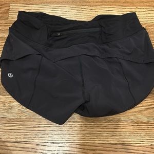 black speed up shorts